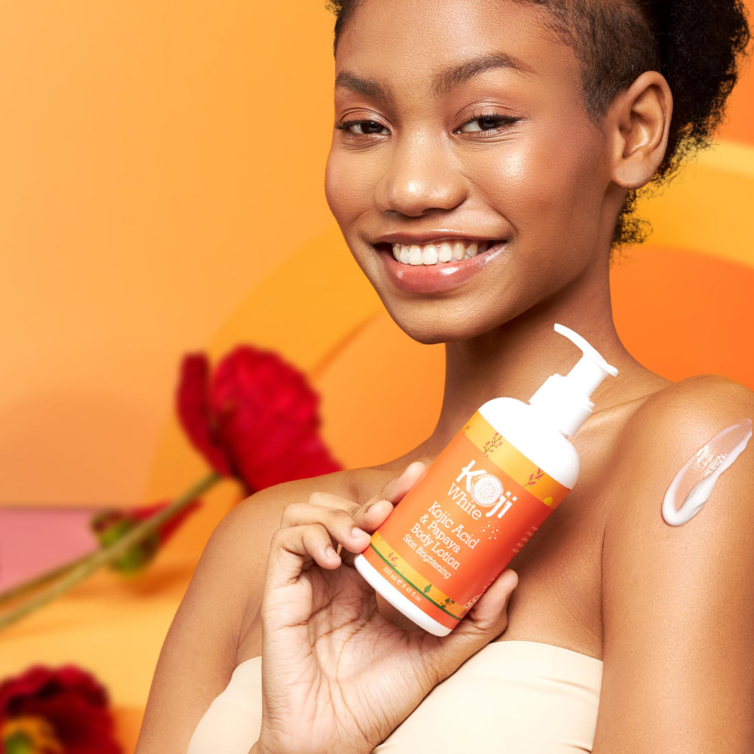 Lotion corporelle éclaircissante à l&