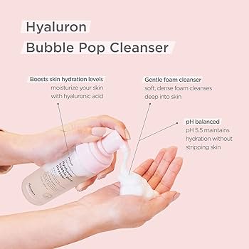 Real Complexion Hyaluron Bubble Pop Cleanser [150ml]