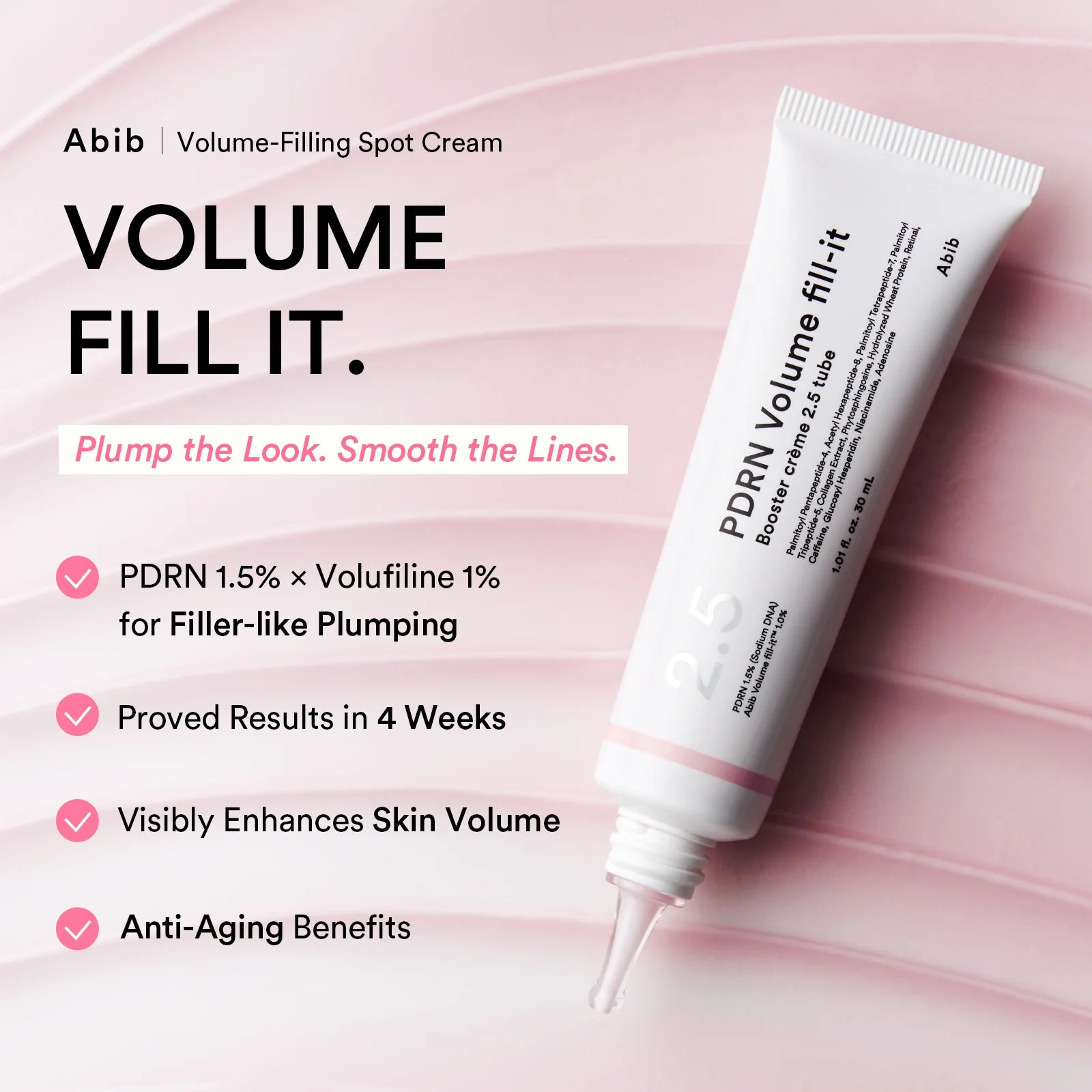 PDRN Volume Fill-it Booster Crème 2.5 Tube