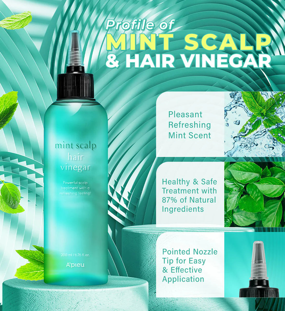 Mint Scalp Hair Vinegar