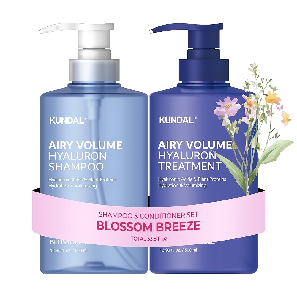 Airy Volume Hyaluron Edition Blossom Breeze (Shampoo 300ml + Treatment 300ml)
