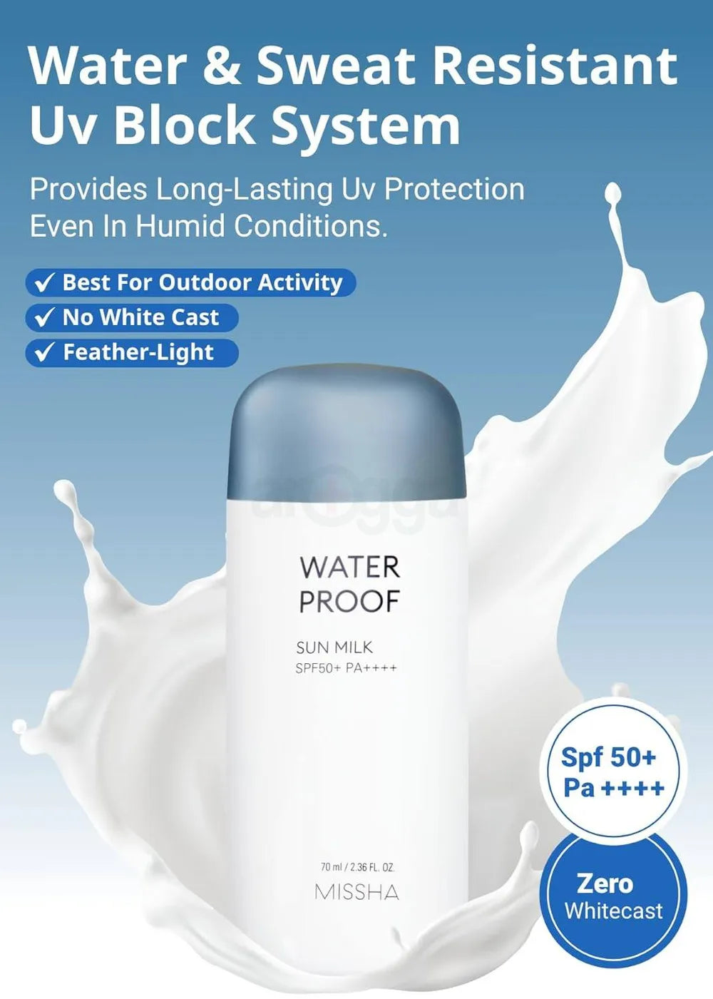 All-around Safe Block Waterproof Sun Milk SPF50+ PA++++