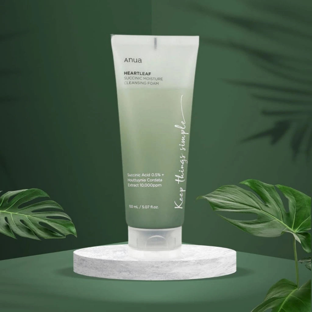 Heartleaf Succinic Moisture Cleansing Foam