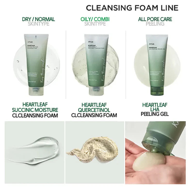 Heartleaf Succinic Moisture Cleansing Foam
