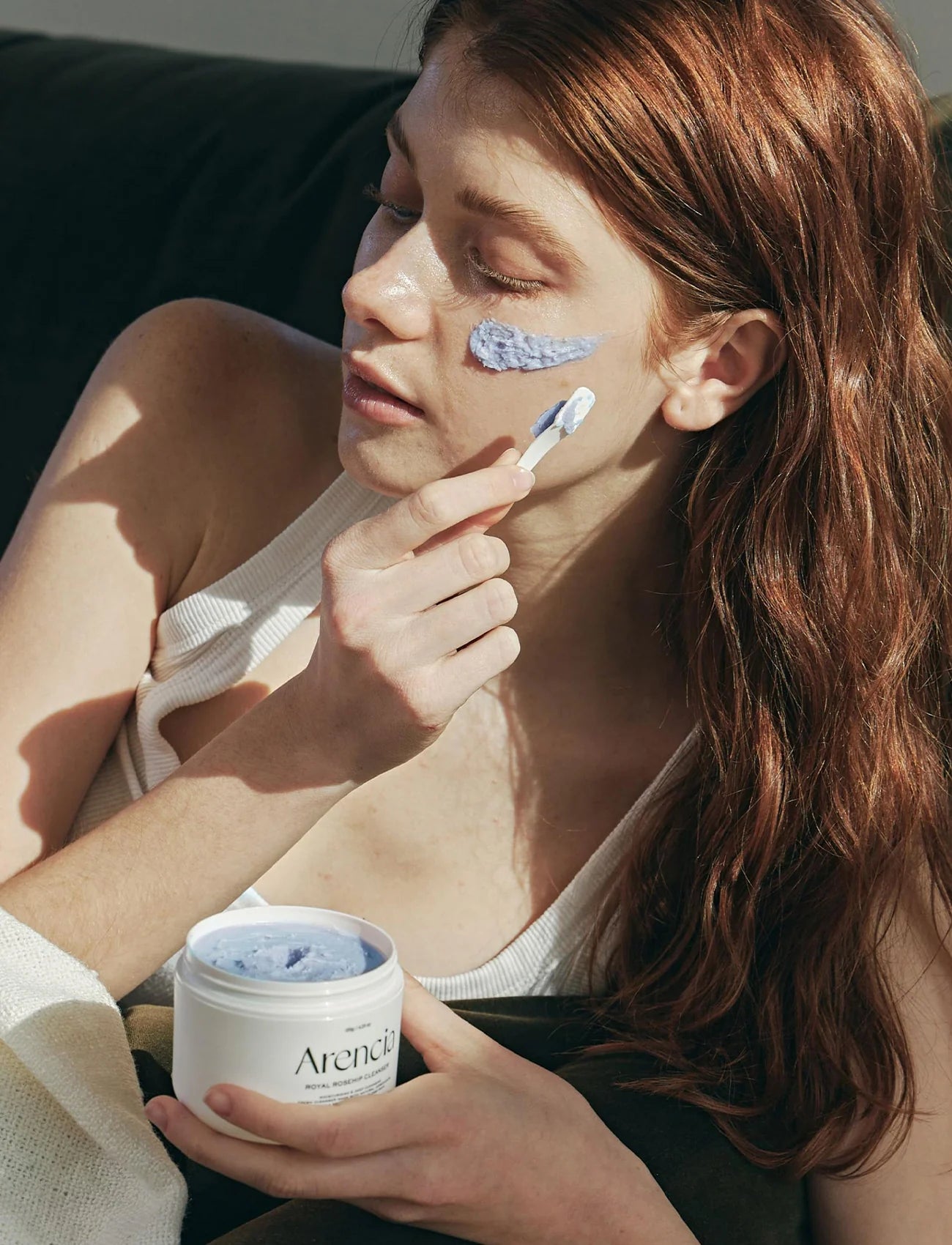 Fresh Blue Hyssop Rice Mochi Cleanser