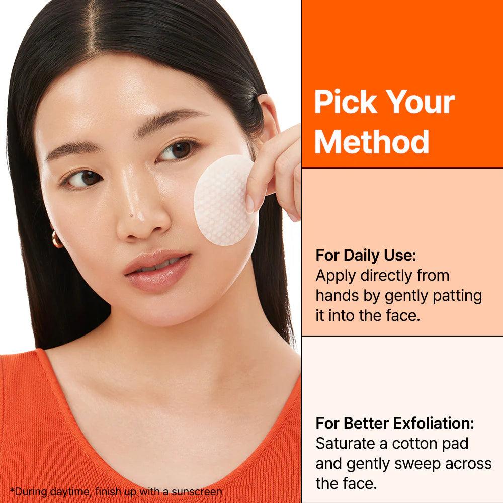 Lotion tonique exfoliante douce à l&