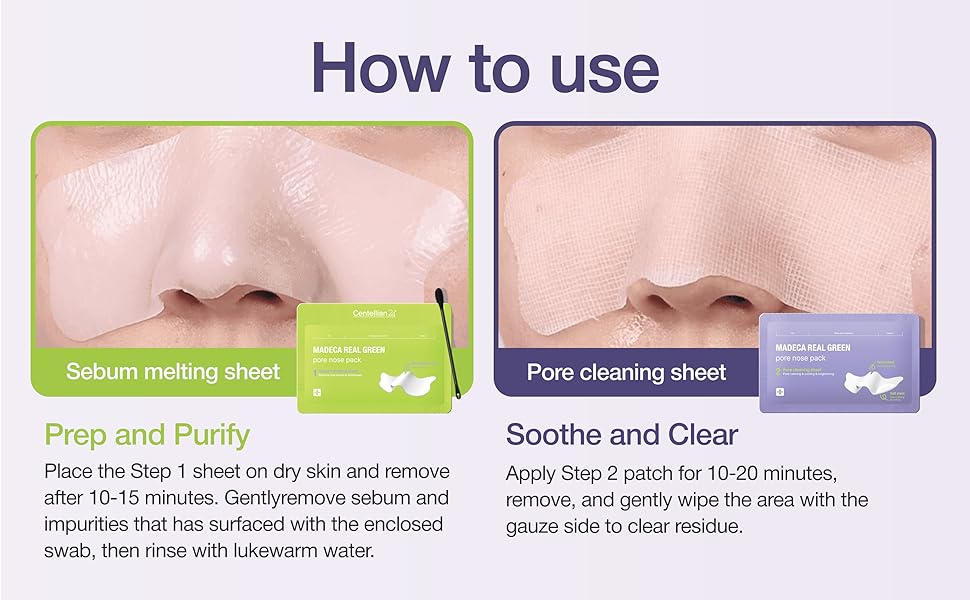 Madeca Real Green Pore Nose Pack