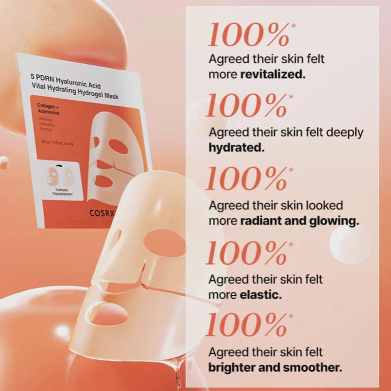 Masque hydrogel hydratant vital à l&