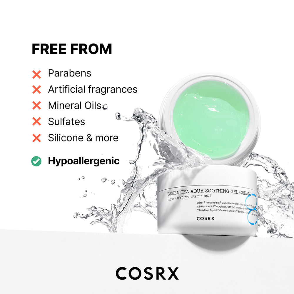 Crème gel apaisante Hydrium au thé vert et à l&