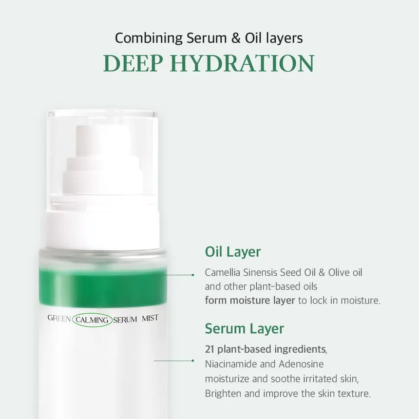 Green Calming Serum Mist