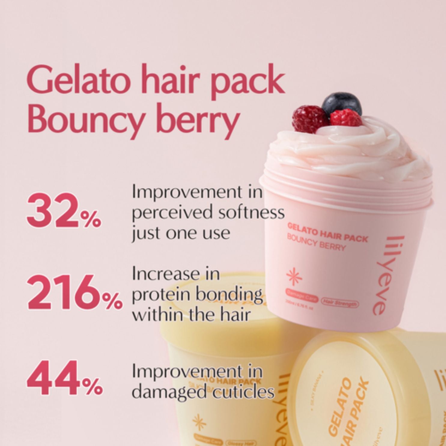 Repair:TURN Gelato Hair Pack Bouncy Berry