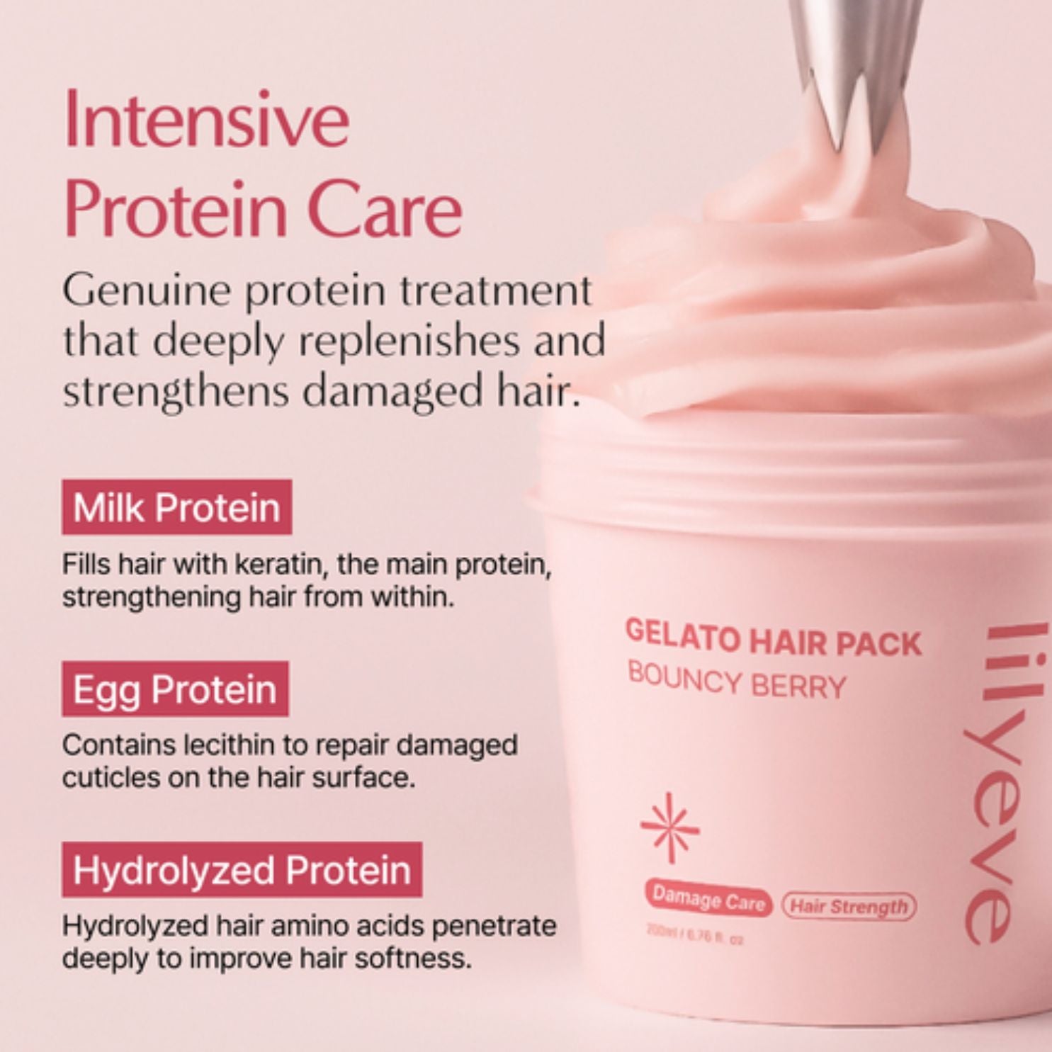 Repair:TURN Gelato Hair Pack Bouncy Berry