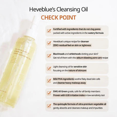 Salmon Caring Centella Light Cleansing Oil