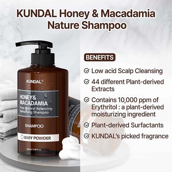 Honey & Macadamia Pure Natural Balancing Refreshing Shampoo