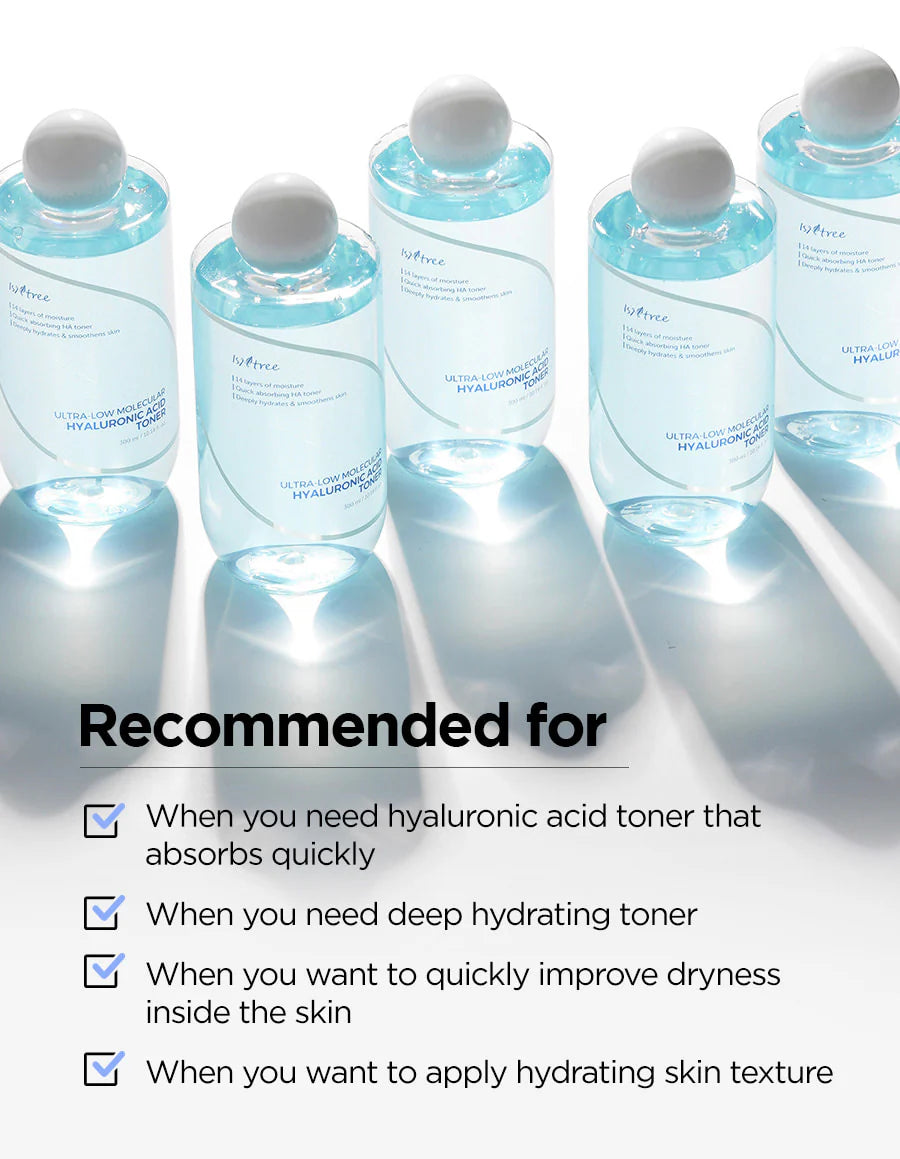 Ultra-Low Molecular Hyaluronic Acid Toner