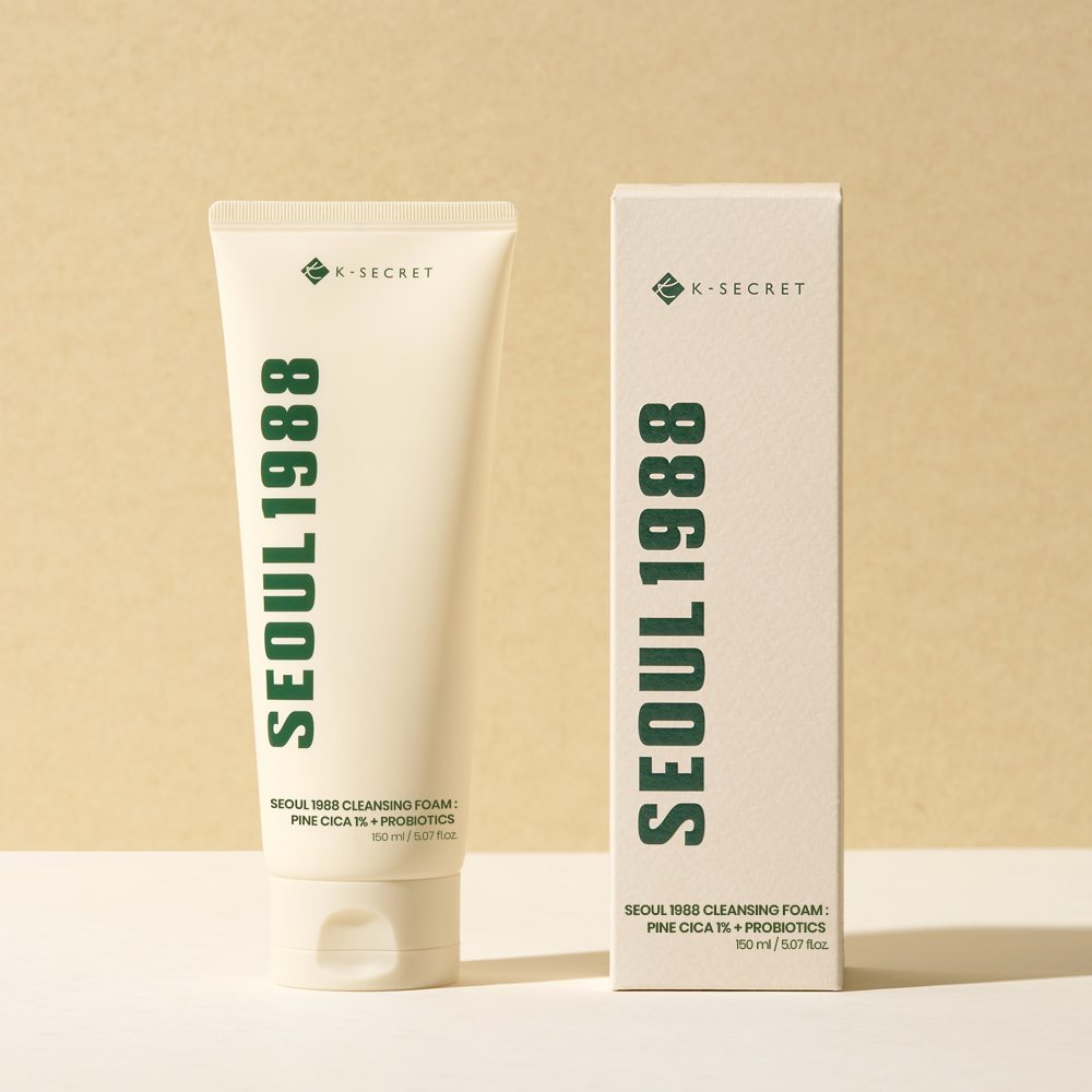 SEOUL 1988 Cleansing Foam: Pine Cica 1% + Probiotics