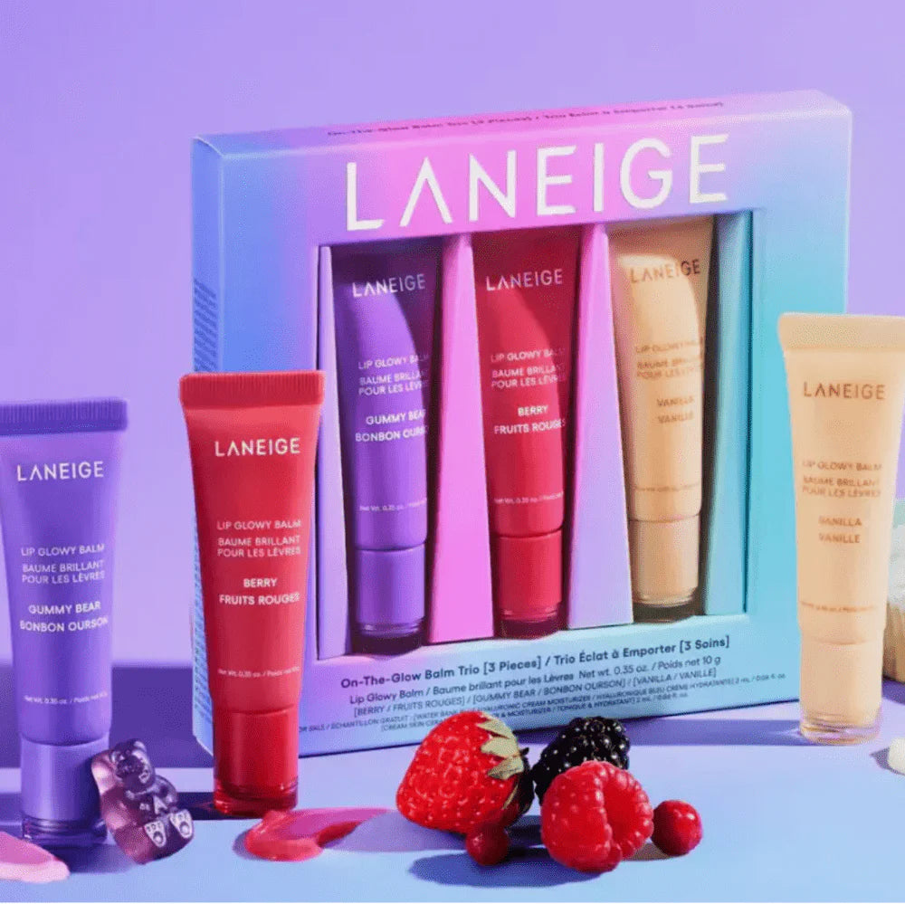 Lip Glowy Balm Trio Set