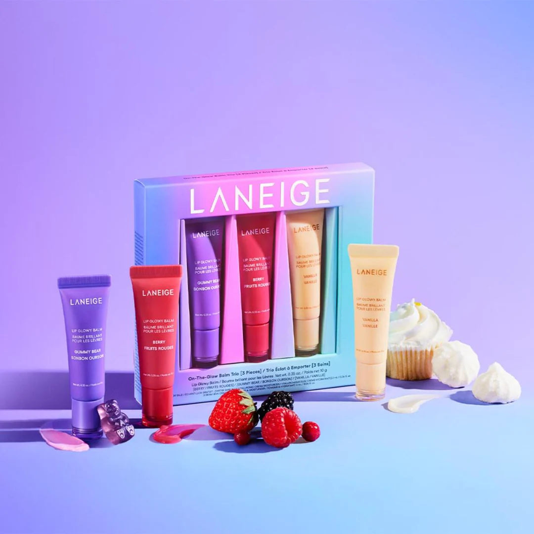 Lip Glowy Balm Trio Set
