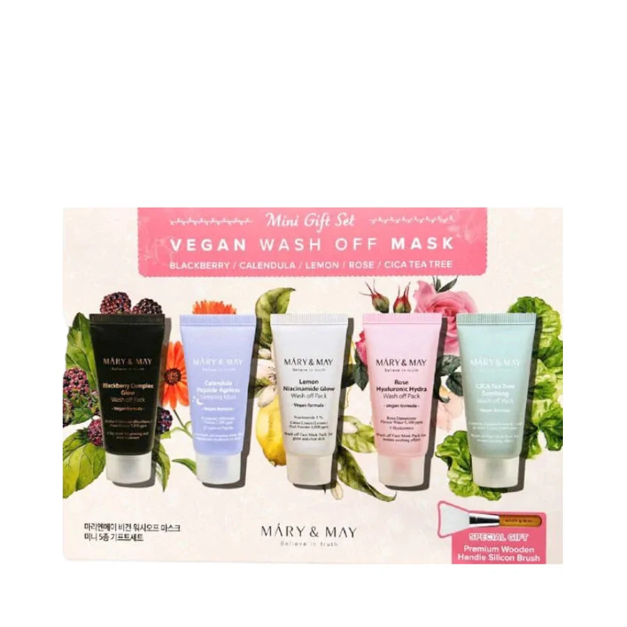 Vegan Wash Off Mask Mini Gift Set