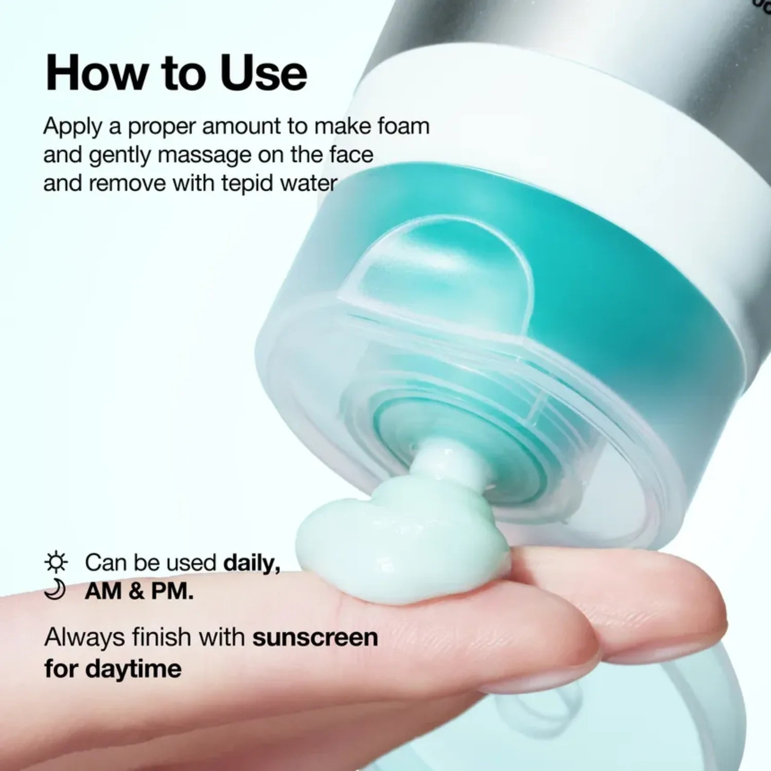 PDRN Hyaluronic Acid Moisturizing Cleansing Foam