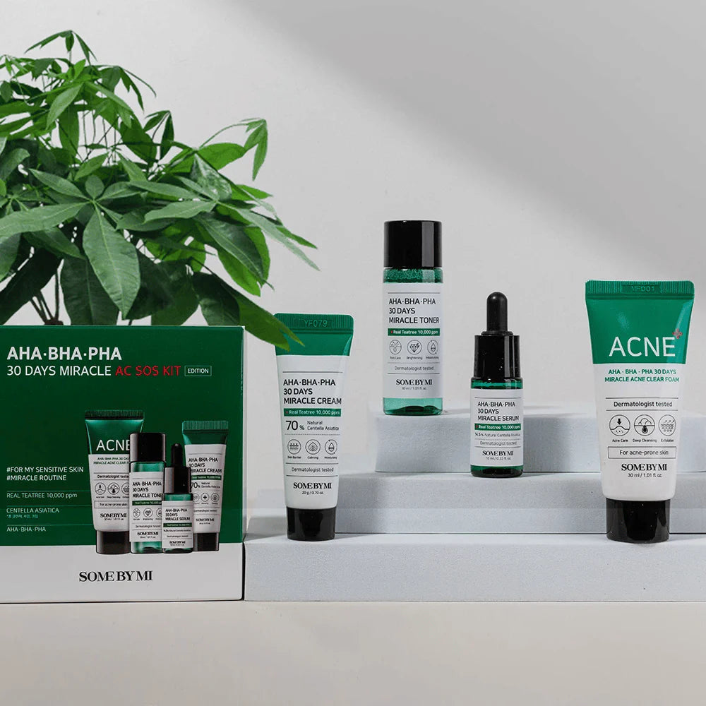 AHA, BHA, PHA 30 Days Miracle AC SOS Kit