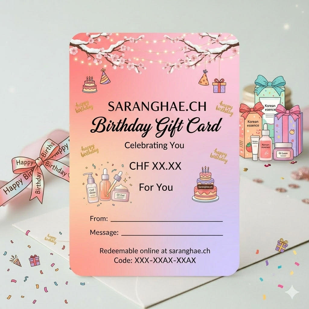 Saranghae Geschenk-Gutschein