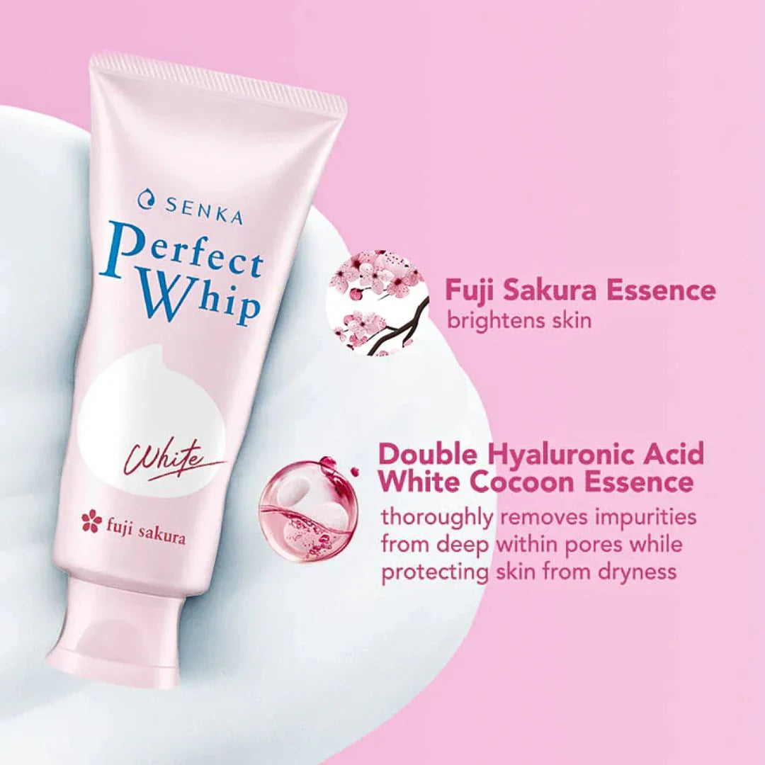 Senka Perfect Whip White Fuji Sakura Face Foam