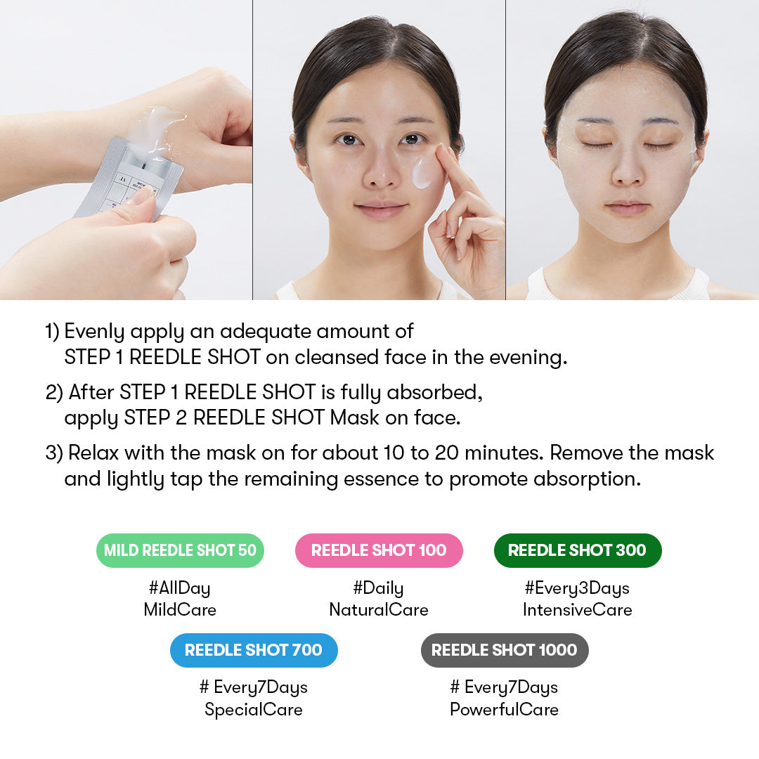 Reedle Shot 1000 2Step Mask Sheet