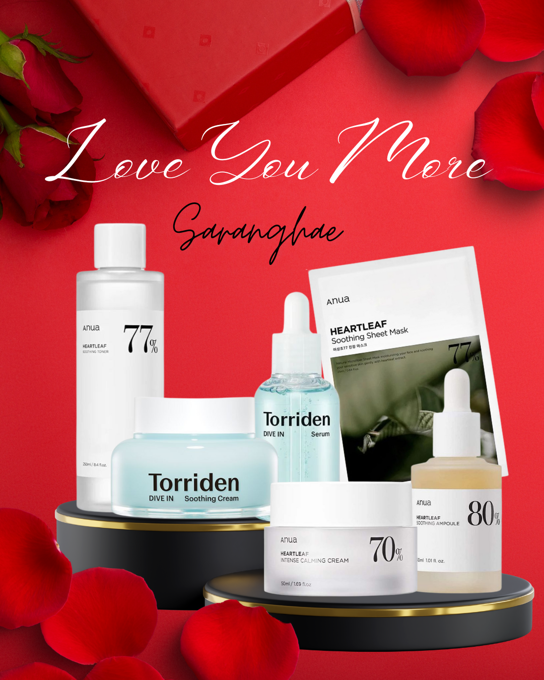 Love You More – 6-Step Hydration & Glow Set 💕