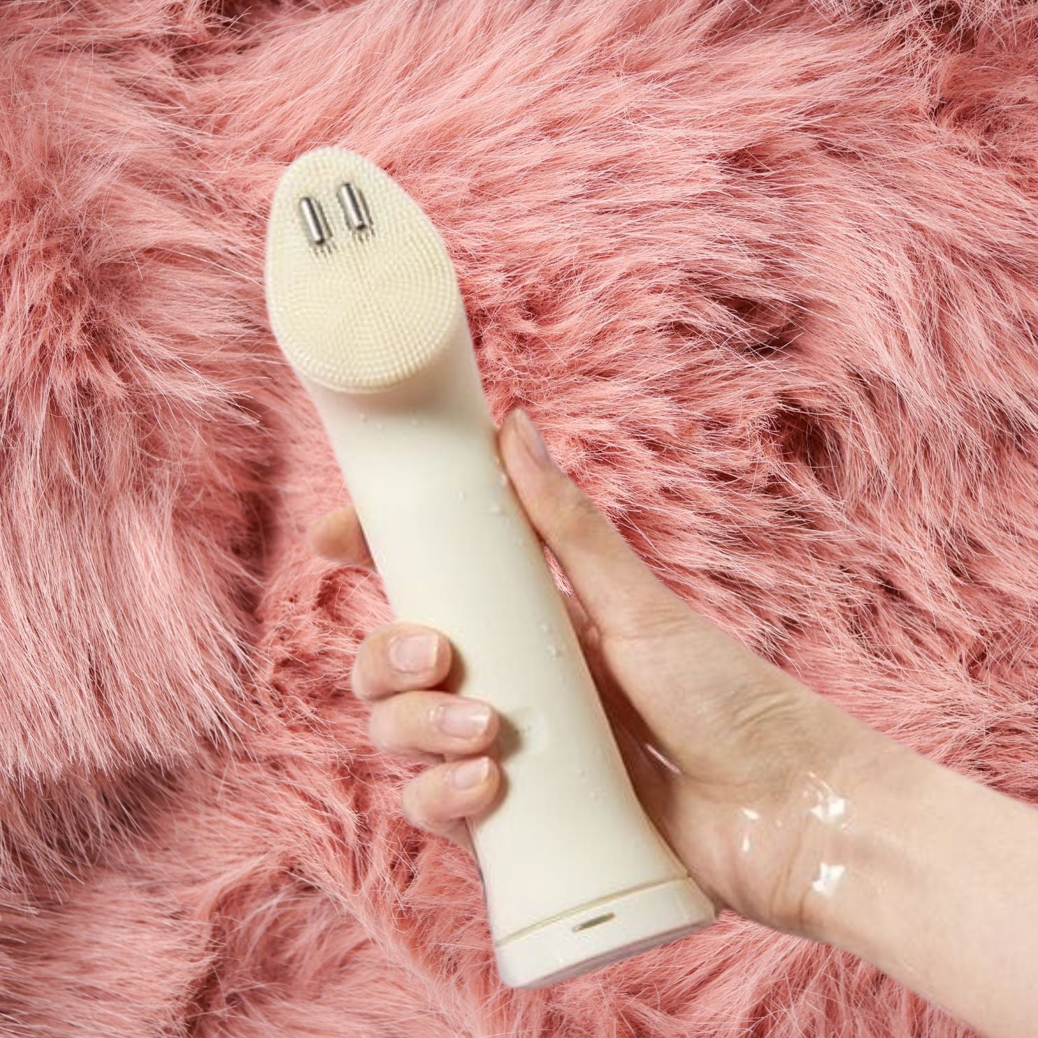 AGE-R Booster Facial Cleansing Device Head Beige