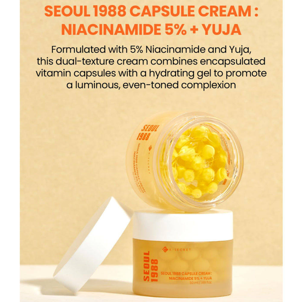 SEOUL 1988 Capsule Cream: Niacinamide 5% + Yuja