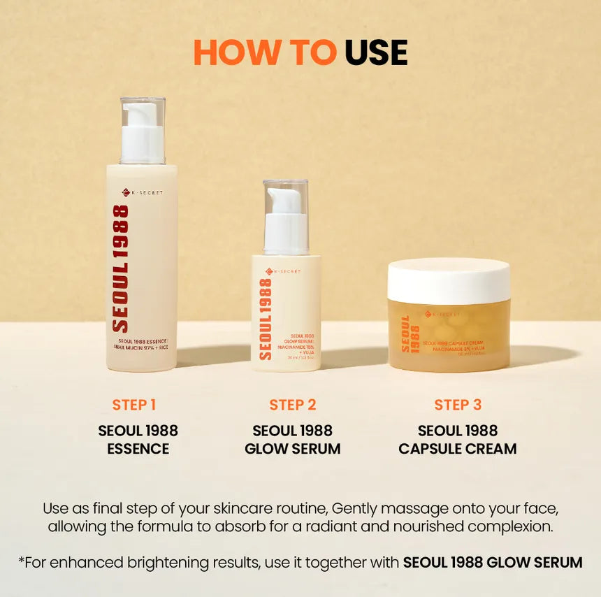 SEOUL 1988 Capsule Cream: Niacinamide 5% + Yuja