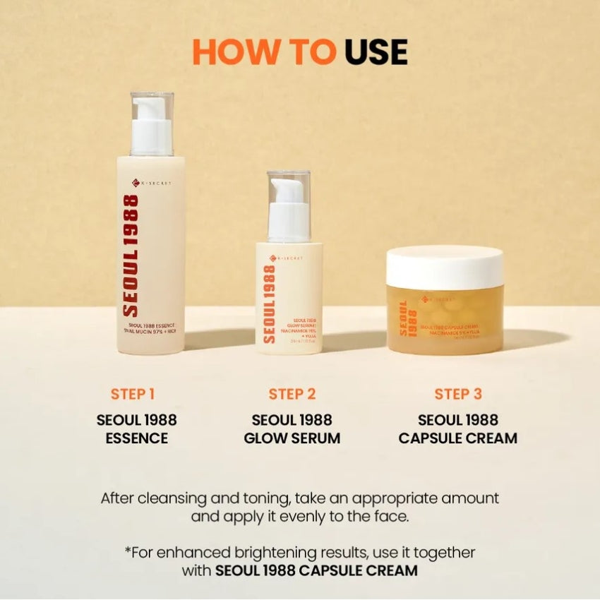 SEOUL 1988 Glow Serum: Niacinamide 15% + Yuja