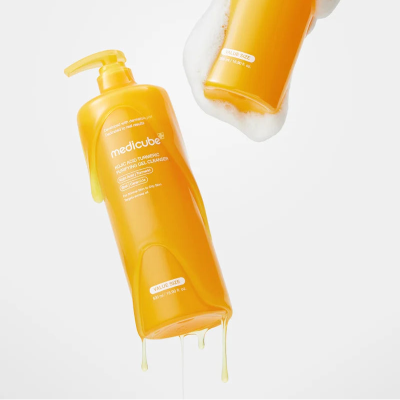 Kojic Acid Turmeric Gel to Foam Cleanser