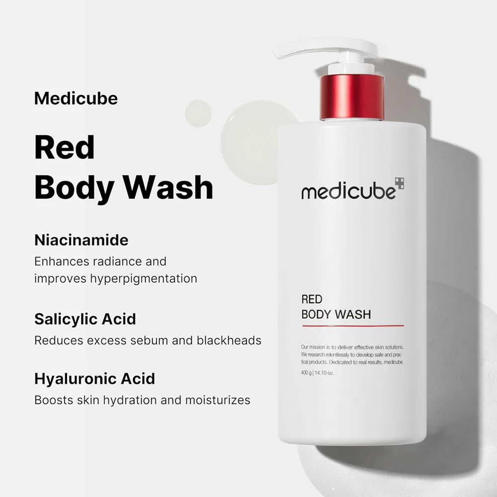 Red Acne Body Wash