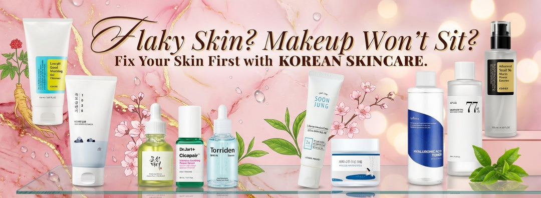 Peau qui pèle et maquillage irrégulier ? Essayez cette routine de skincare coréenne