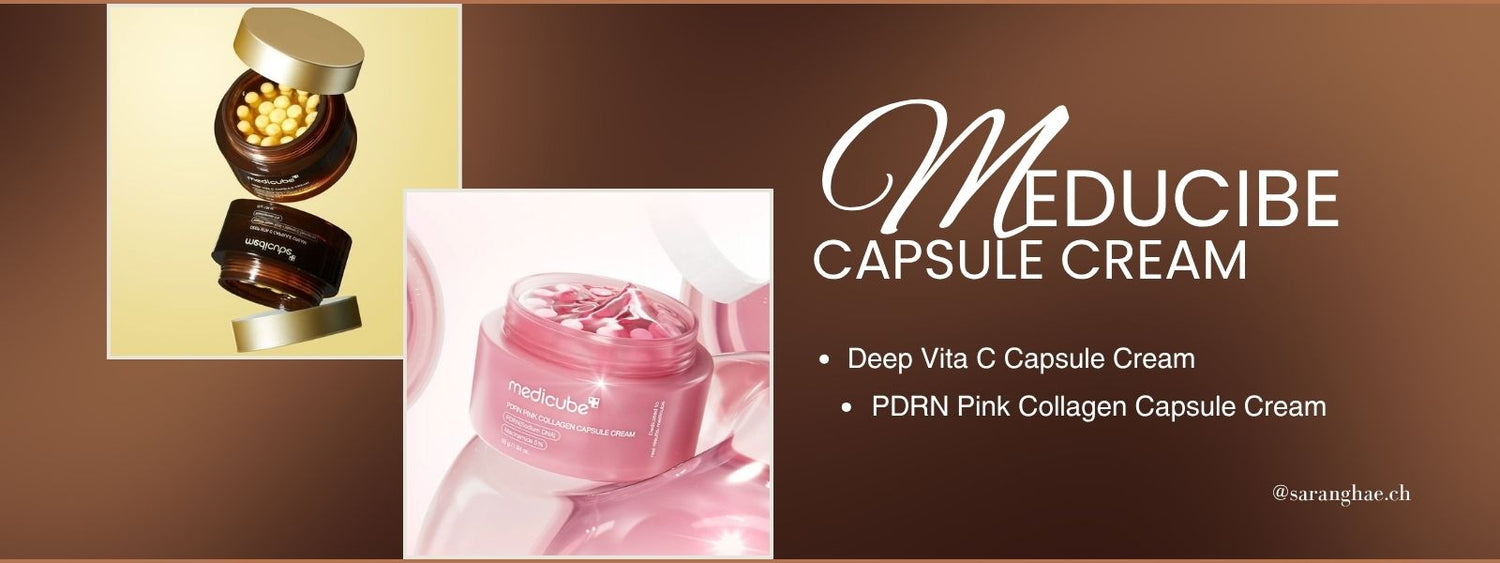 Medicube Capsule Creams | Deep Vita C & PDRN Pink Collagen Erlebnis
