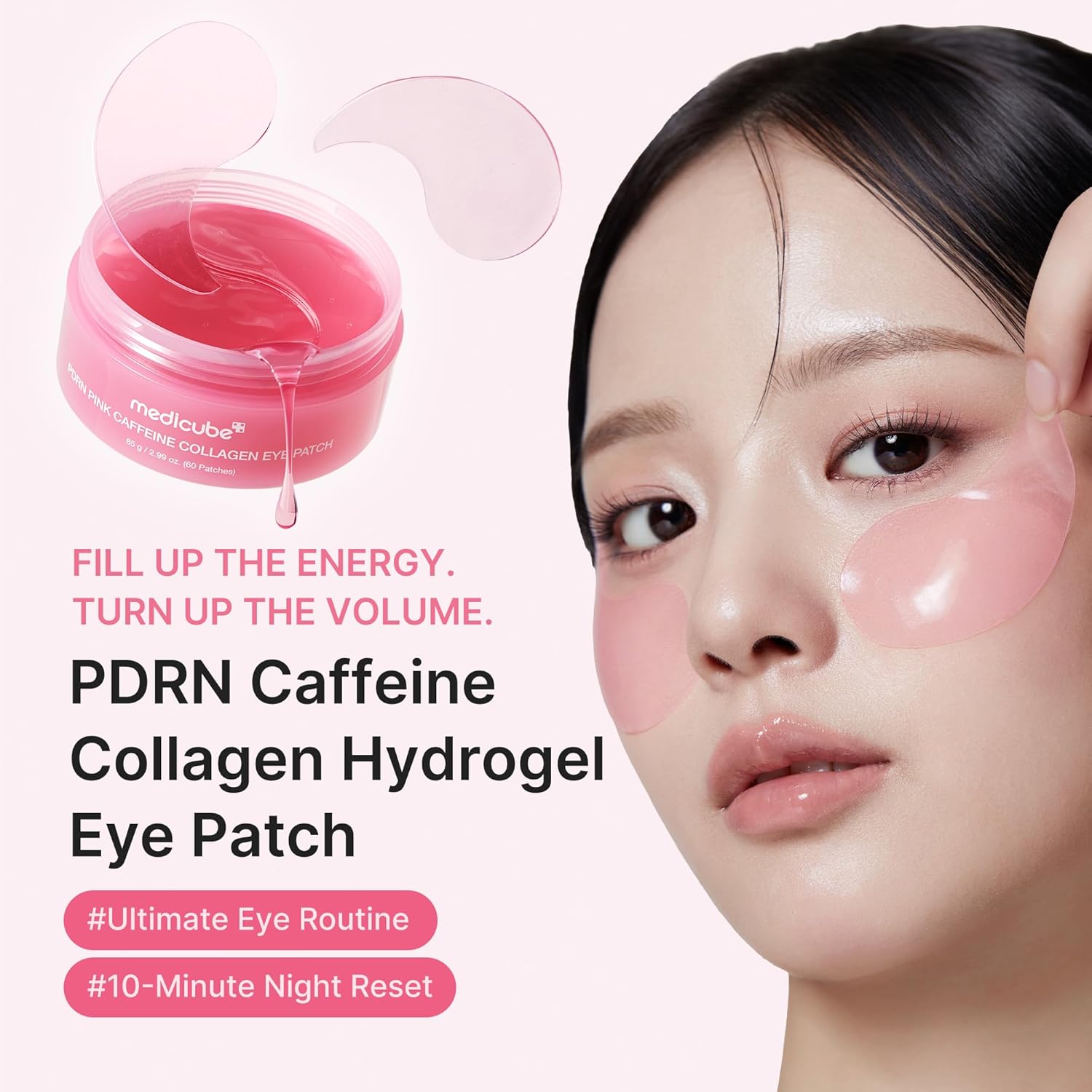 PDRN Pink Caffeine Collagen Eye Patch [60ea]