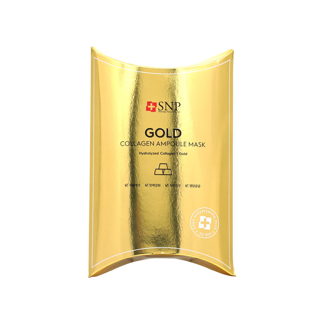 Gold Collagen Ampoule Mask [10pcs]