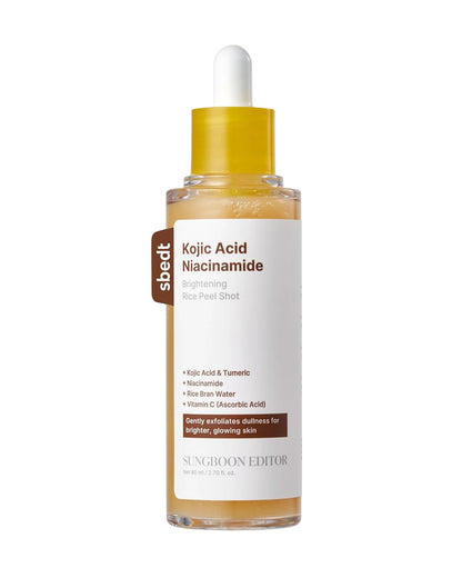 Kojic Acid Niacinamide Éclaircissant Riz Peeling Shot [80ml]