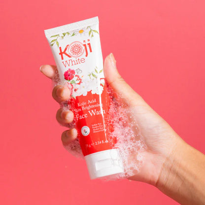 KOJI WHITE Kojic Acid Brightening Face Wash [75g]