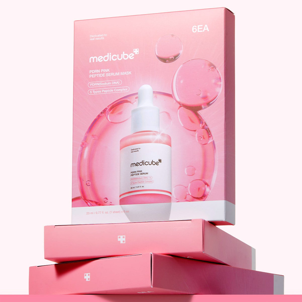 PDRN Masque Sérum Peptidique Rose [10 pièces]