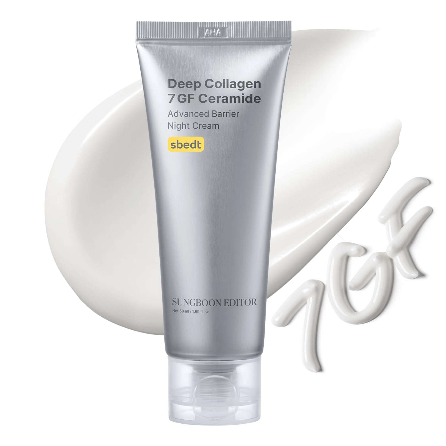 Deep Collagen 7GF Ceramide Crème de Nuit Barrière Avancée [50ml]