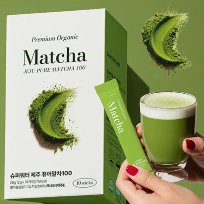 Super Water Jeju Pure Matcha 100 [2g x 10 sticks]