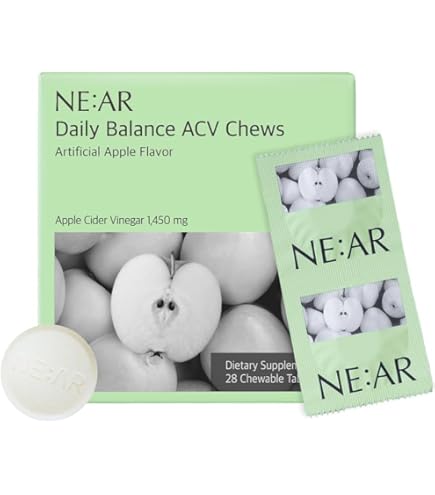 Daily Balance ACV Chews [1700mg x 28 Tablets]