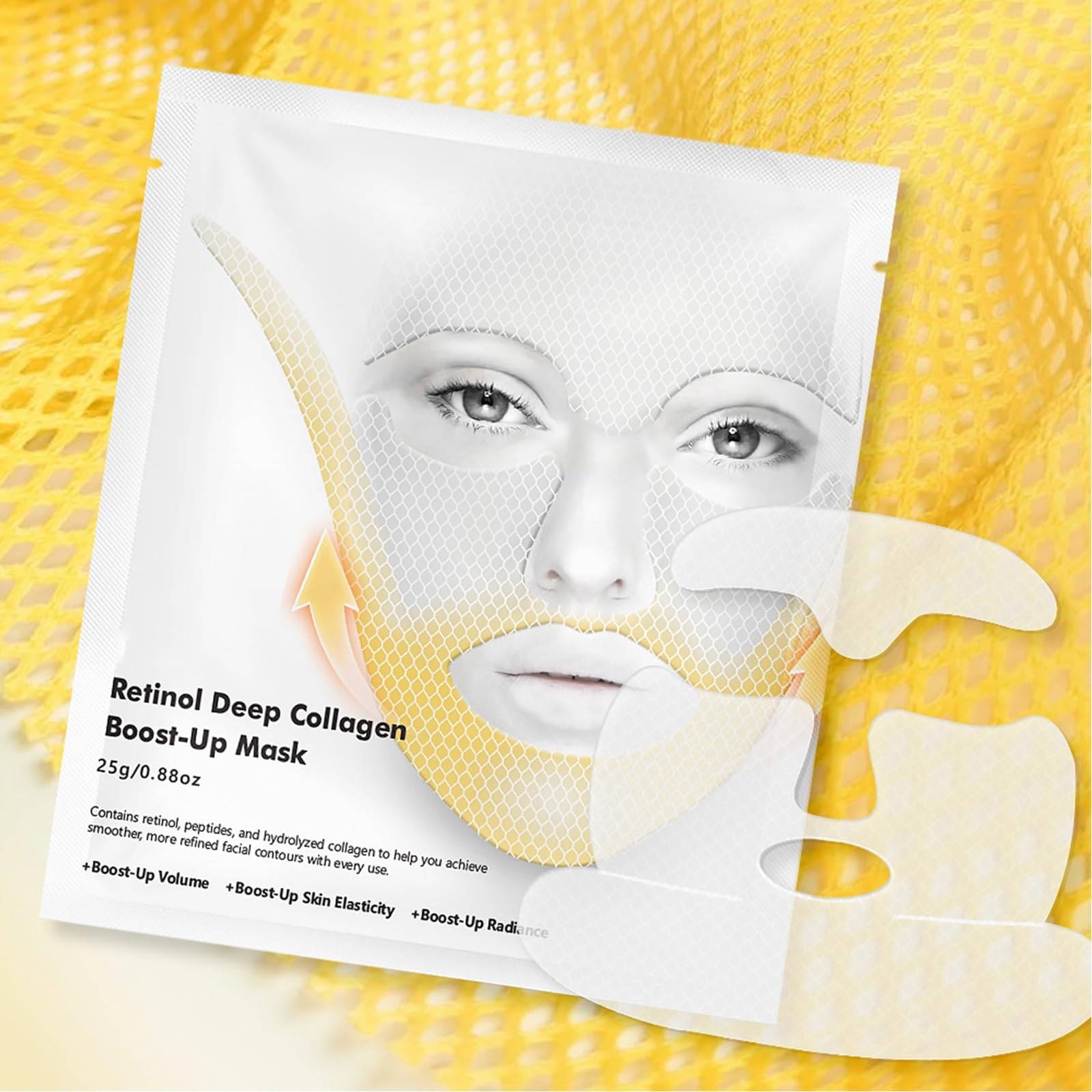 Deep Collagen Retinol Boost-Up Mask Set [25g x 4 Sheets]