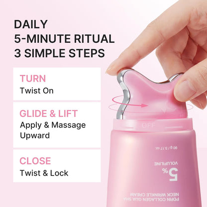 PDRN Collagen Gua Sha Neck Wrinkle Cream [150g] – Ships in approx. 1 week