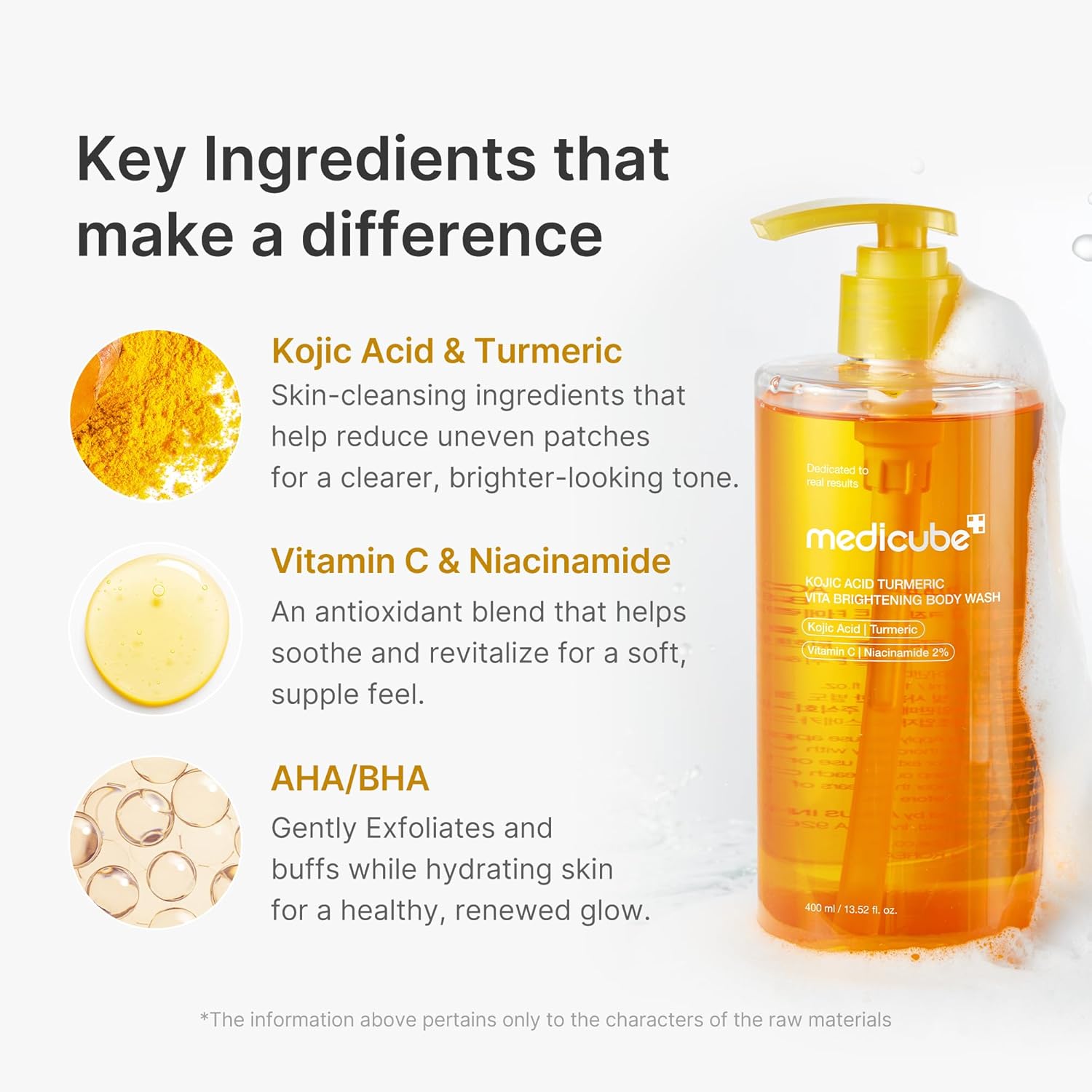 Gel Douche Corps Éclaircissant Acide Kojique et Curcuma [400ml]