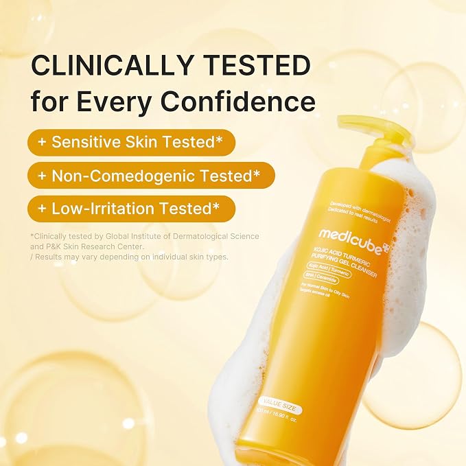 Kojic Acid Turmeric Gel to Foam Cleanser [500ml]