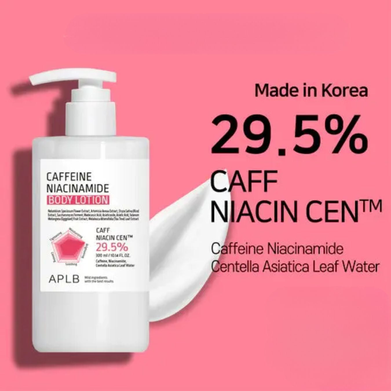 Lotion corporelle à la caféine et au niacinamide [300 ml]